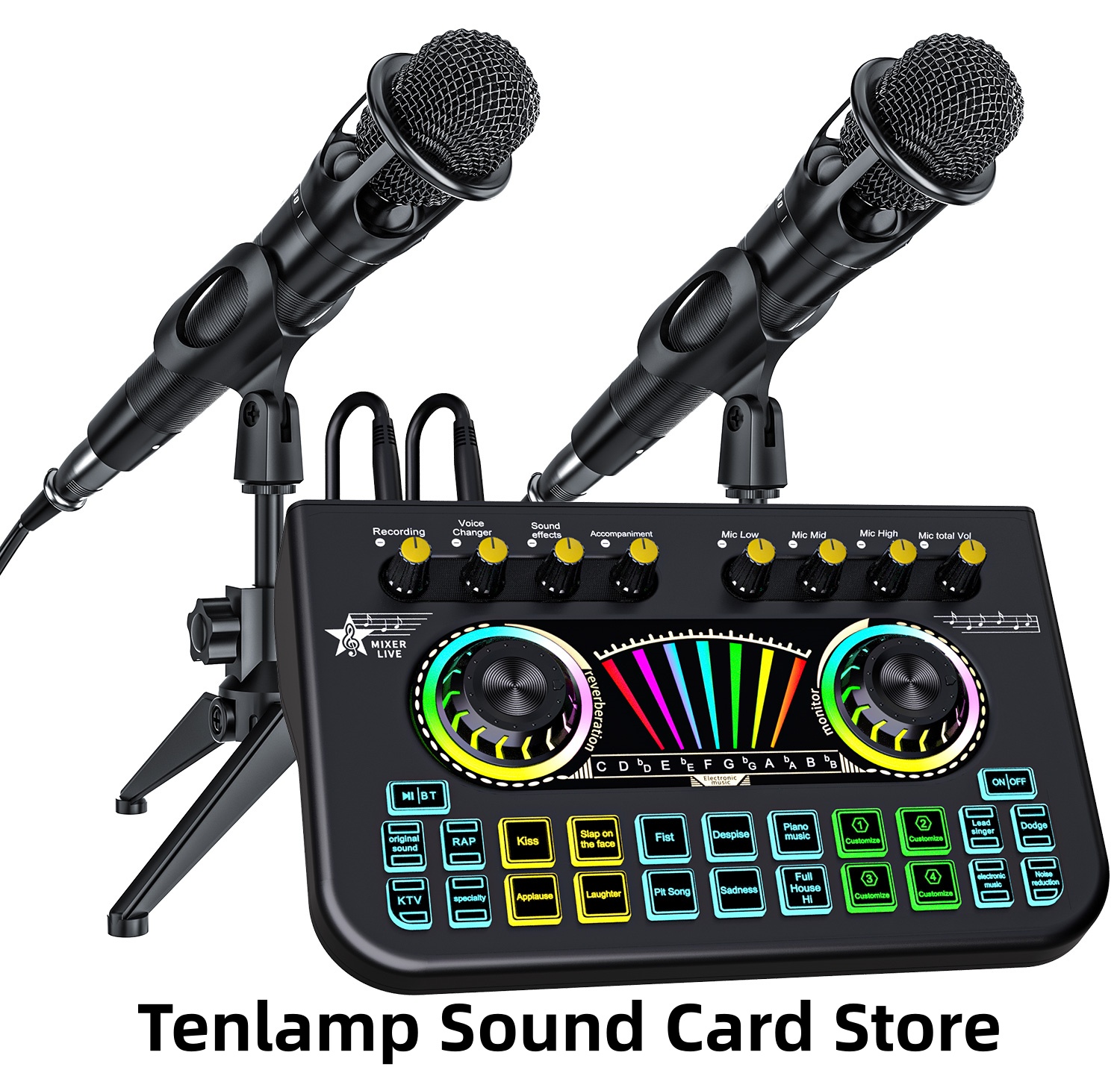 Audio And Music Mixer - Tenlamp Sound Board to Play Music
