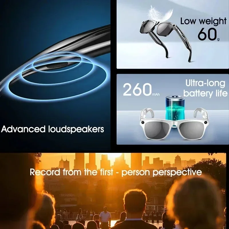 Audio Music Videos - Lenovo 8K Vision AI Eyeglasses Built-in