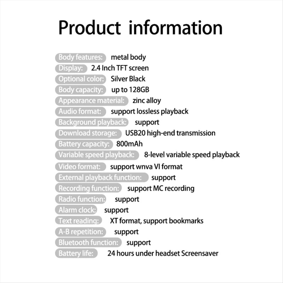 Audio Music Videos - 【Ship Within-Bluetooth 5.0 Lossless MP3 Music