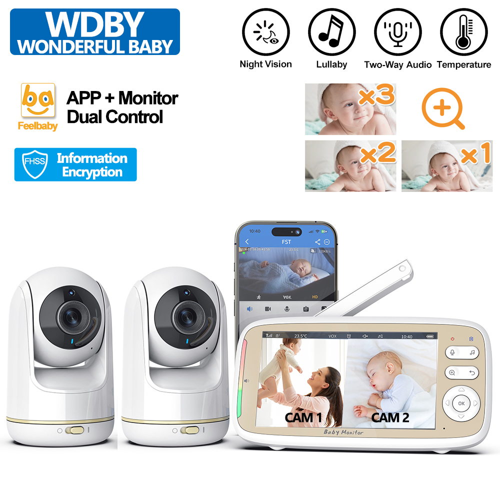 VB803 PRO Baby Monitor with 2p - Audio Music Videos บทวิจารณ์และราคา