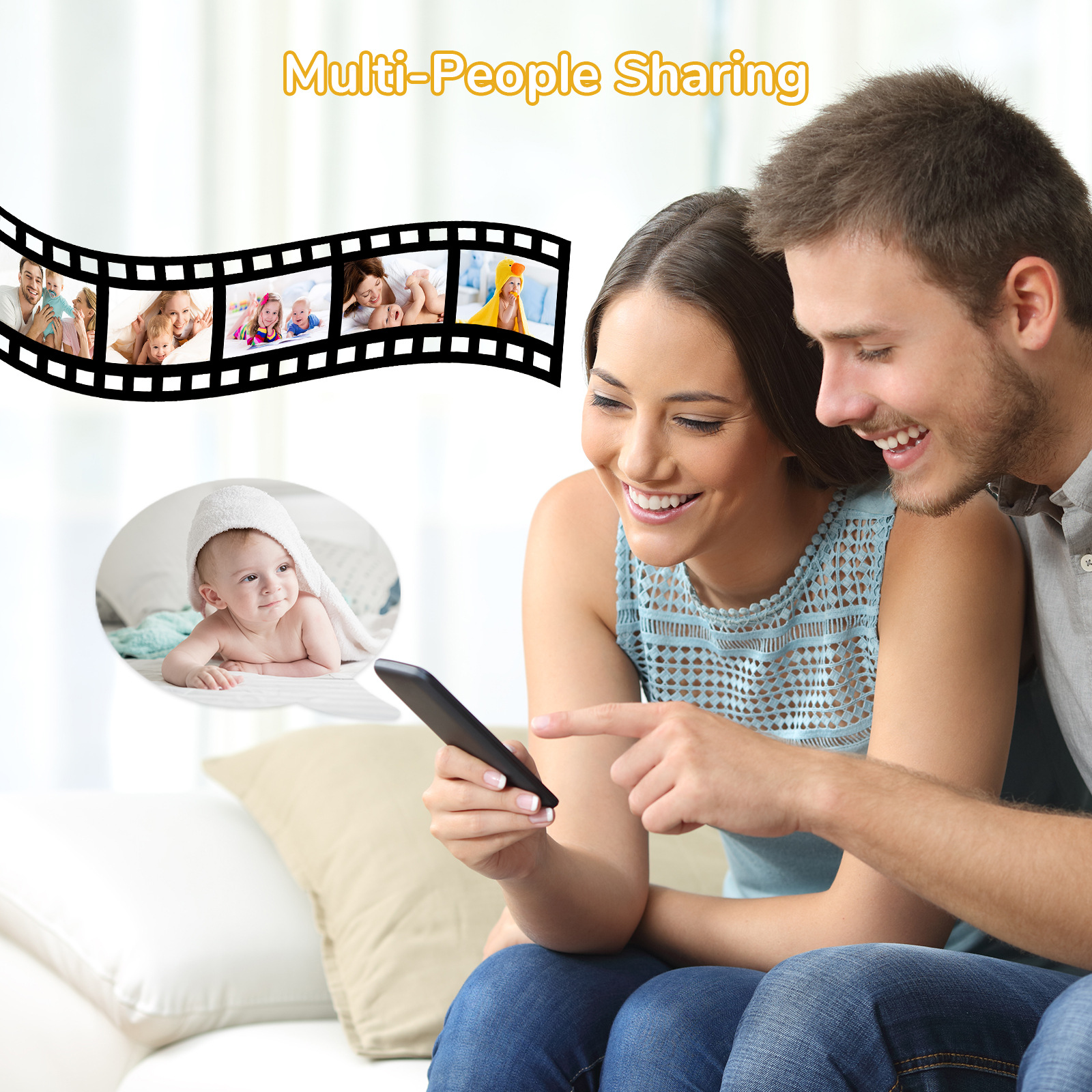 VB803 PRO Baby Monitor with 2p - Audio Music Videos บทวิจารณ์และราคา