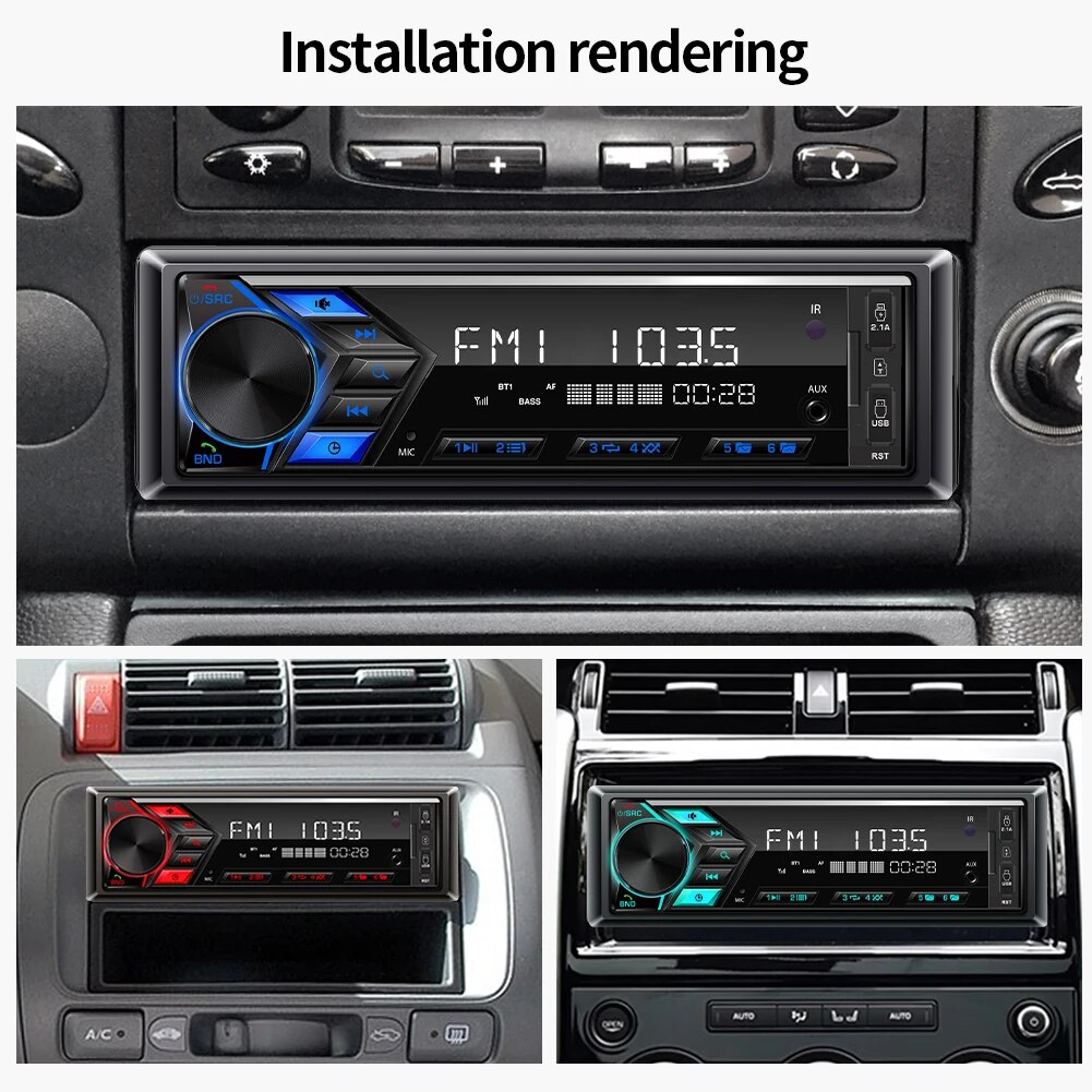 Car Radio 1din MP3 Player Digi - Audio Universal Music บทวิจารณ์และราคา