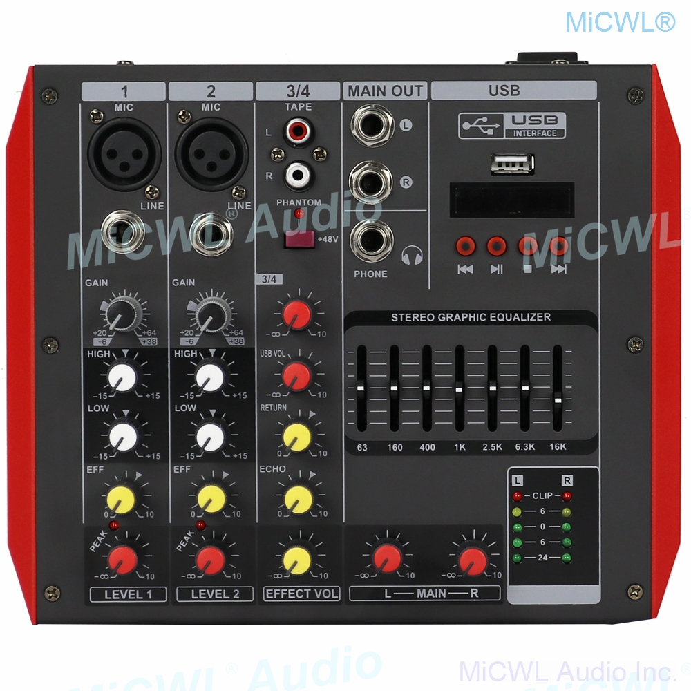 Portable Mini 400W Amplifier B - Audio And Music Mixer บทวิจารณ์และราคา