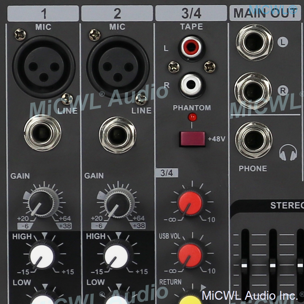 Portable Mini 400W Amplifier B - Audio And Music Mixer บทวิจารณ์และราคา