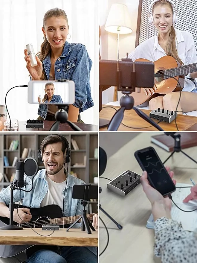 Synco MC3 Lite Audio Mixer 4 C - Audio And Music Mixer บทวิจารณ์และราคา