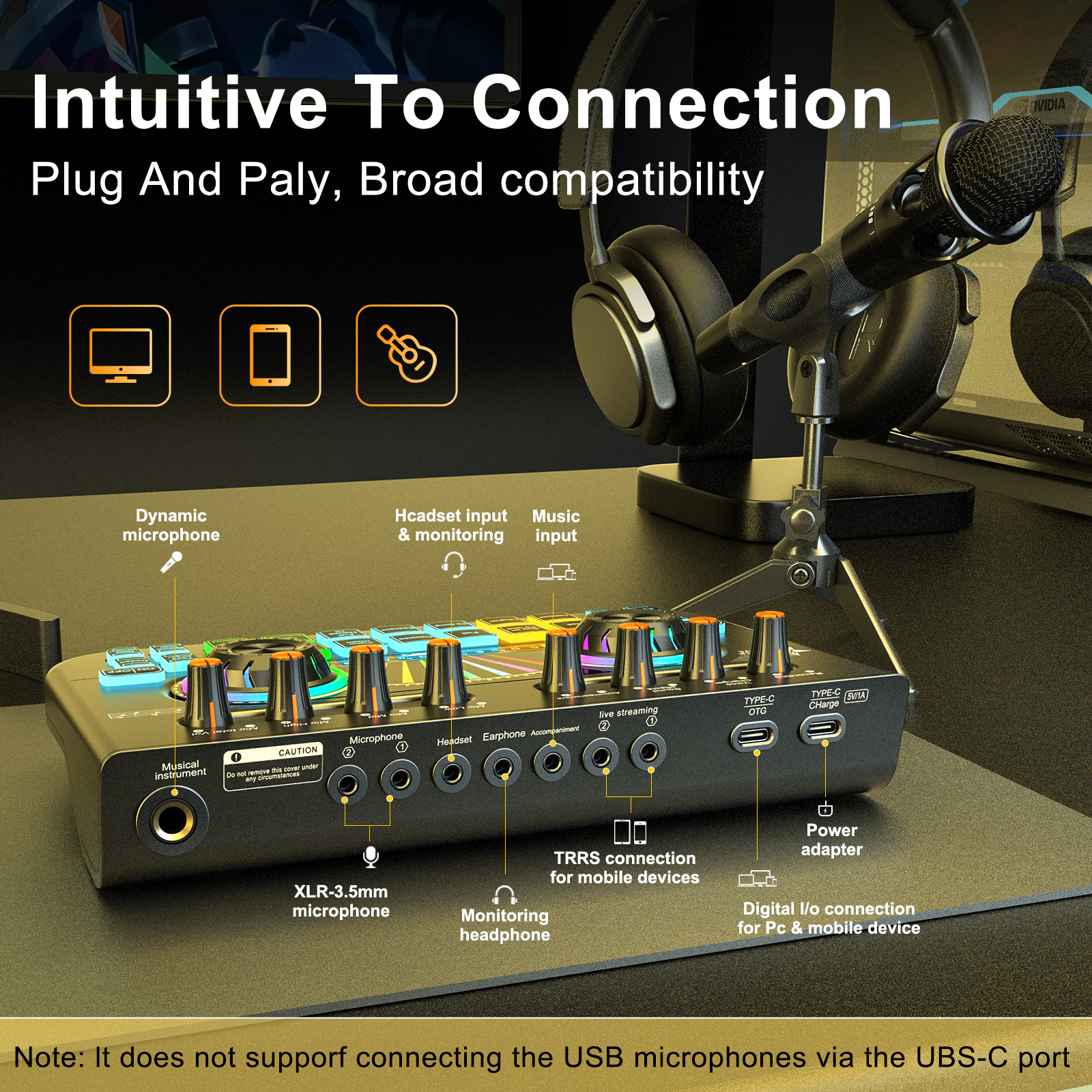 Tenlamp Sound Board to Play Mu - Audio And Music Mixer บทวิจารณ์และราคา