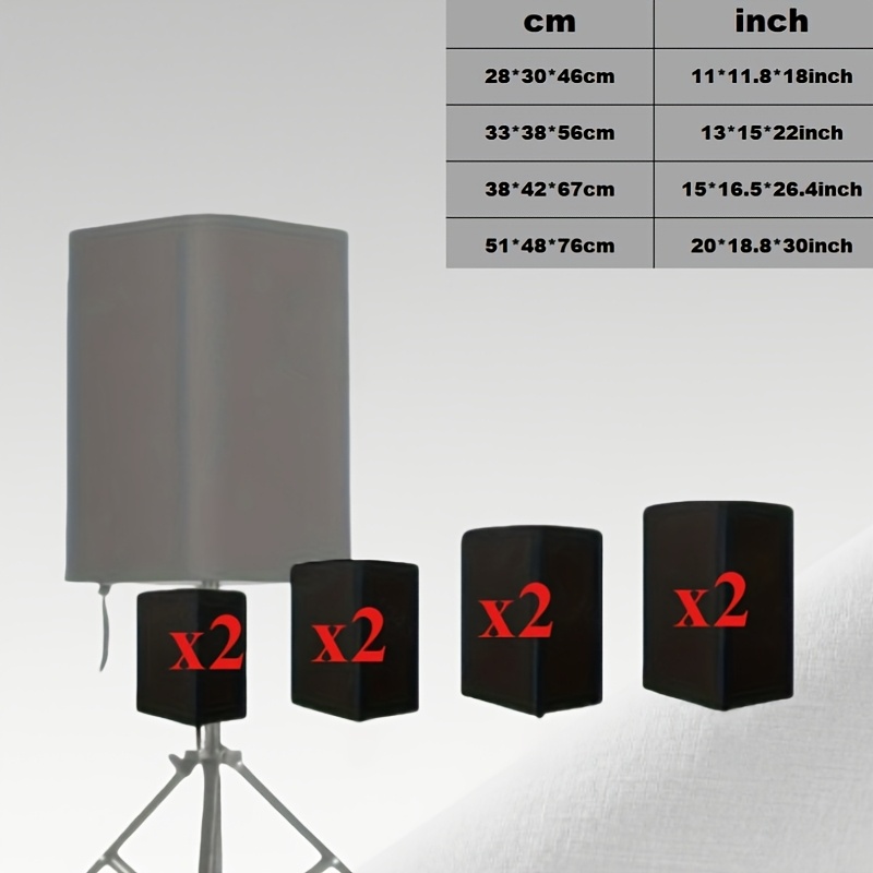 2PCS Speaker Cover, Suitable f - Audio Music Only บทวิจารณ์และราคา