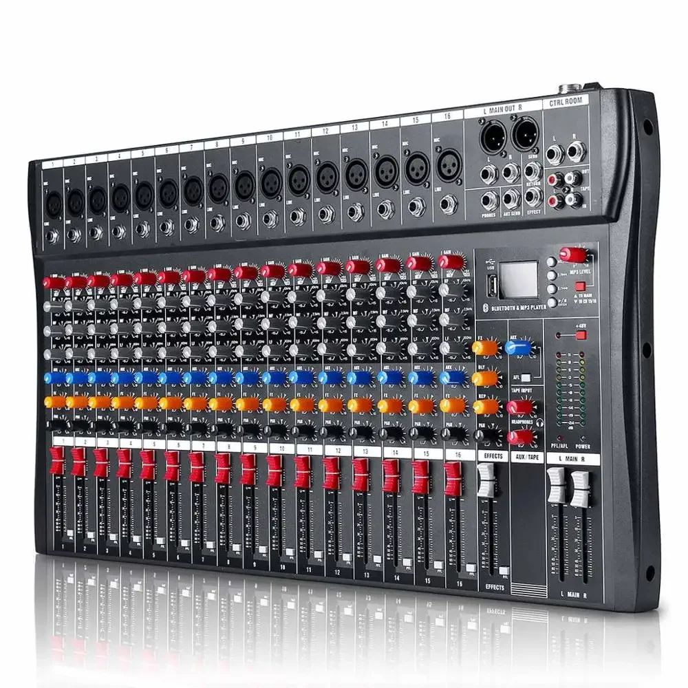 16 Channel Audio Mixer 6 Music - Audio And Music Mixer บทวิจารณ์และราคา