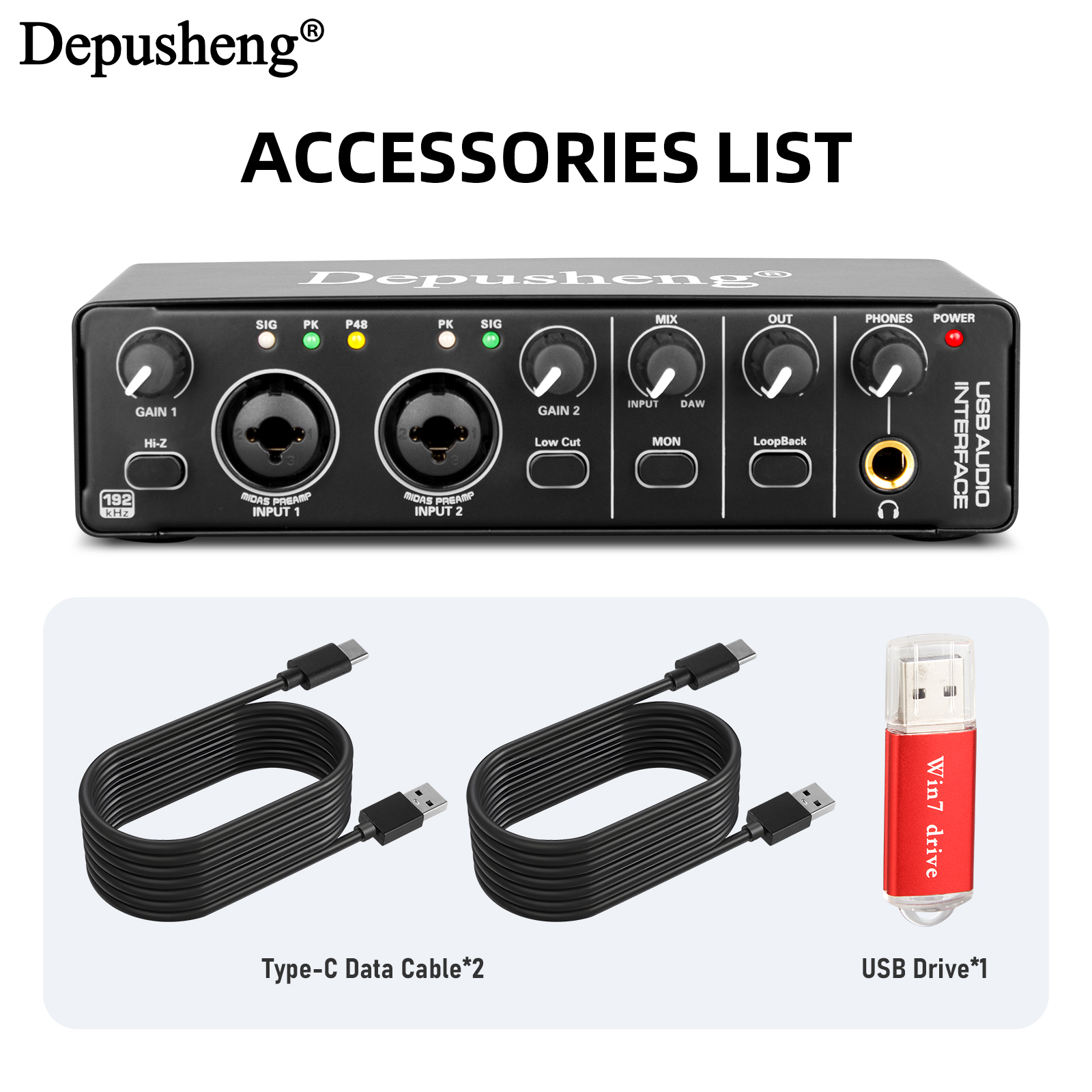 Audio Interface Portable Sound - Audio And Music Mixer บทวิจารณ์และราคา