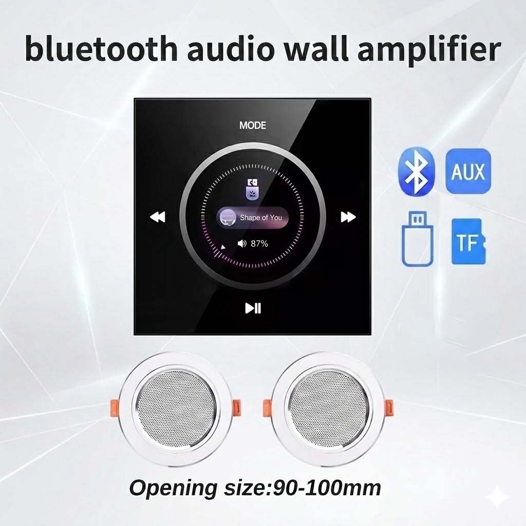 Bluetooth Wall Mounted Audio A - Audio Music System For Home บทวิจารณ์และราคา