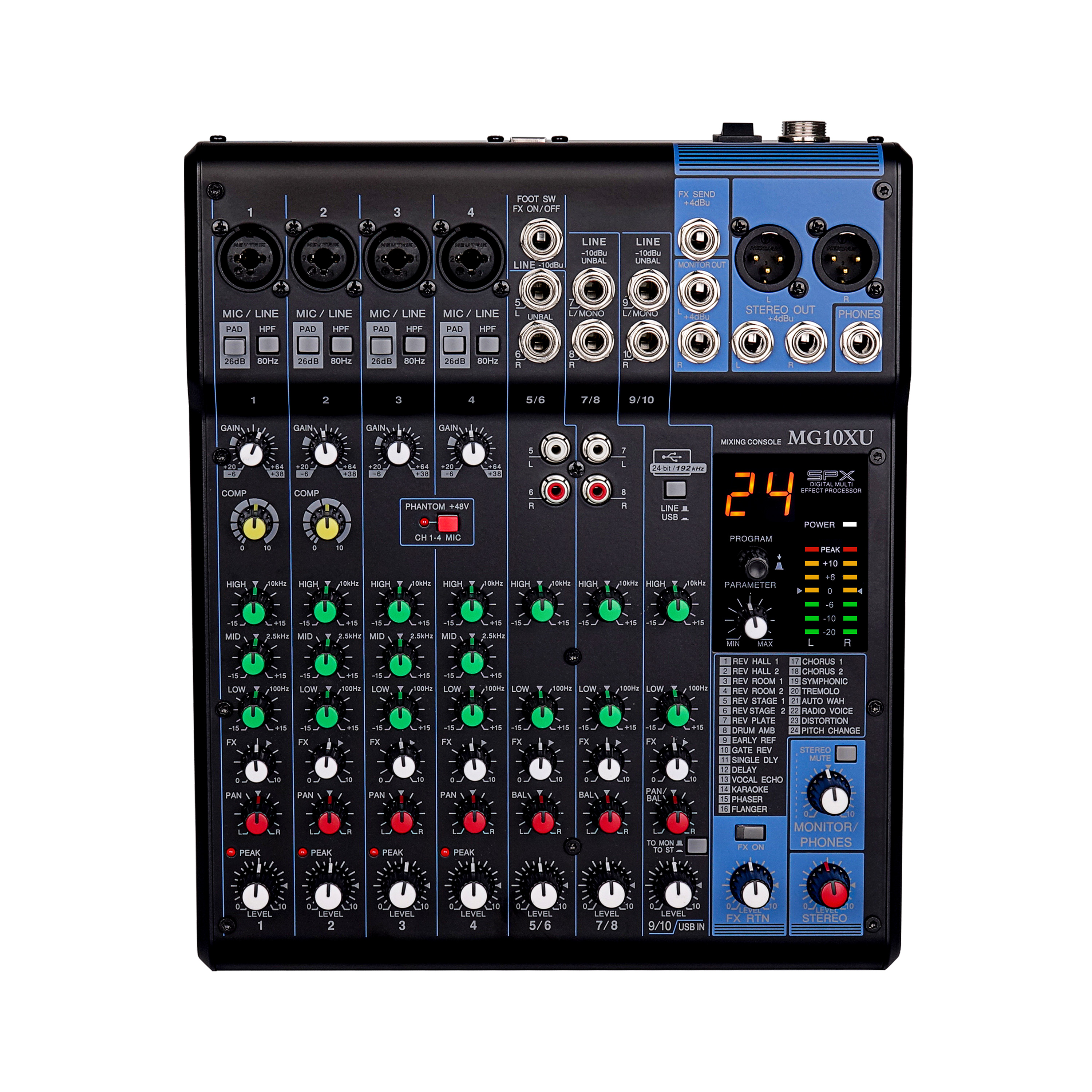 10-Channel Professional Audio  - Audio And Music Mixer บทวิจารณ์และราคา