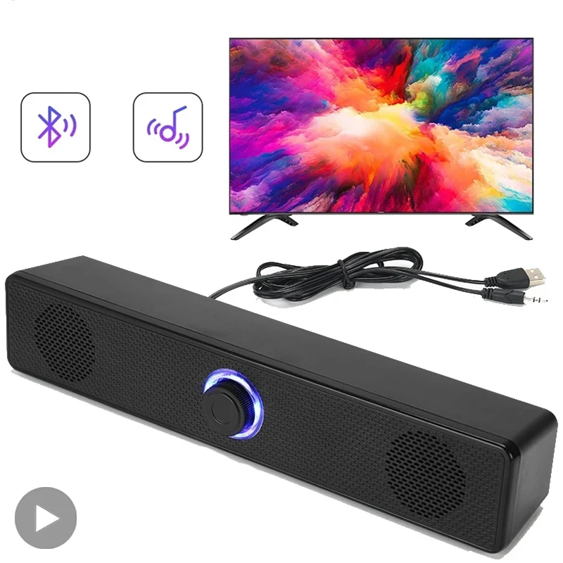 Soundbar Computer PC TV Laptop - Audio Music System For Home บทวิจารณ์และราคา