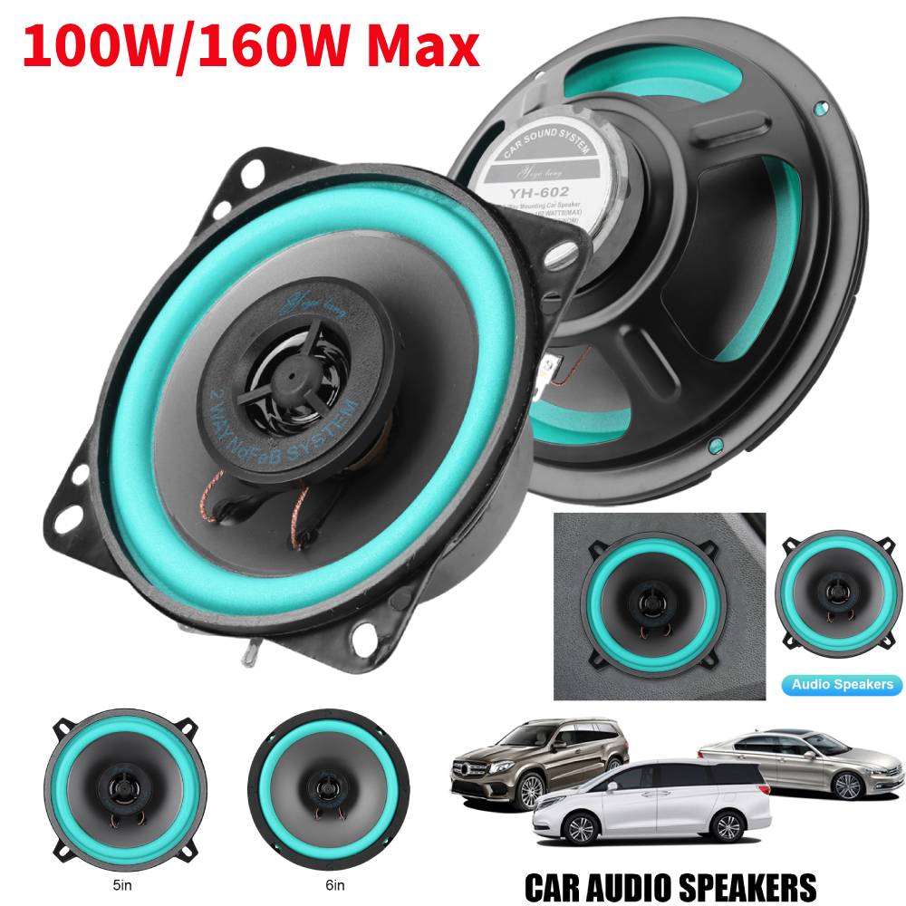 4/5/6 Inch Car Speakers 100W/1 - Audio Universal Music บทวิจารณ์และราคา