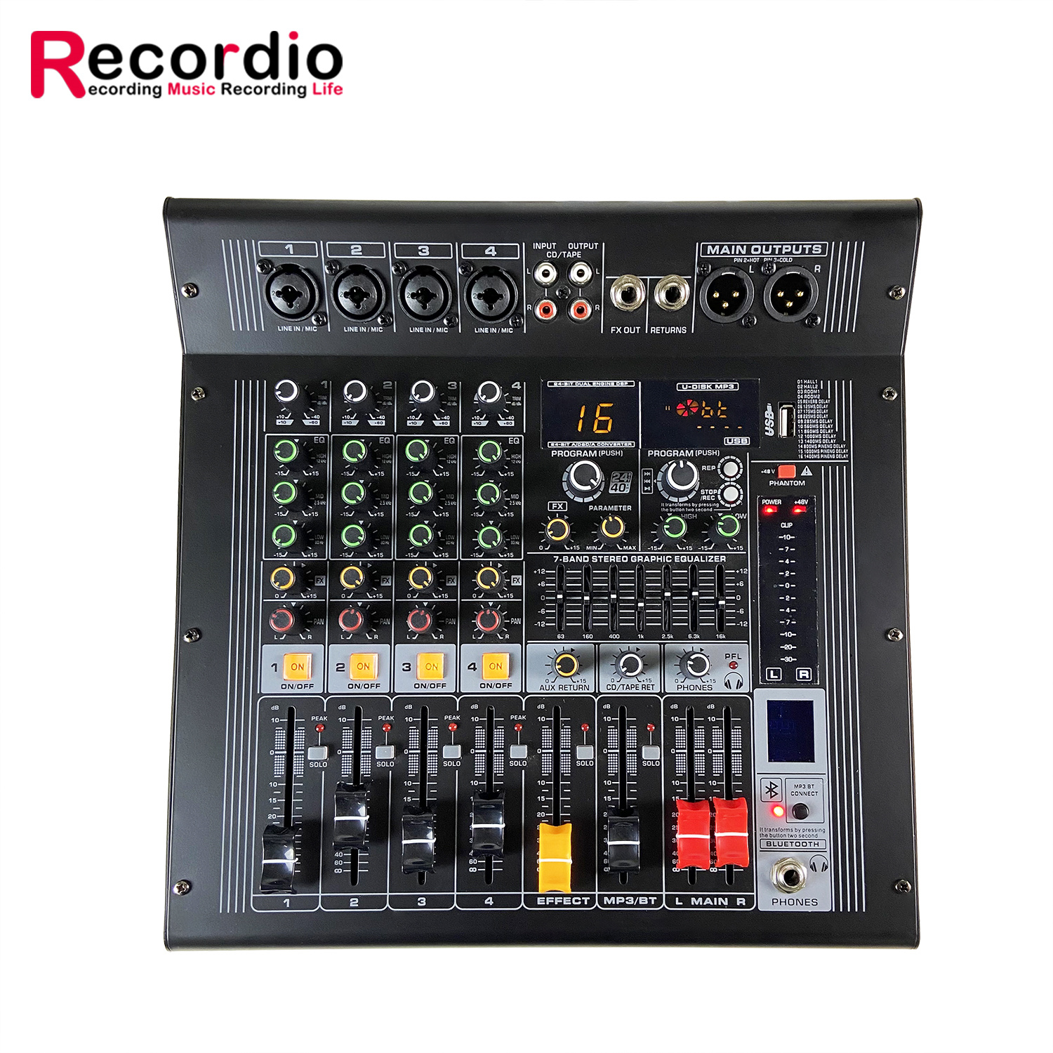 GAX-EX4 Professional Digital M - Audio And Music Mixer บทวิจารณ์และราคา
