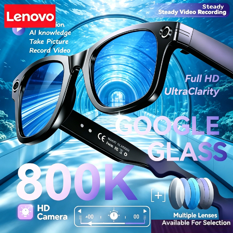 Lenovo 8K Vision AI Eyeglasses - Audio Music Videos บทวิจารณ์และราคา