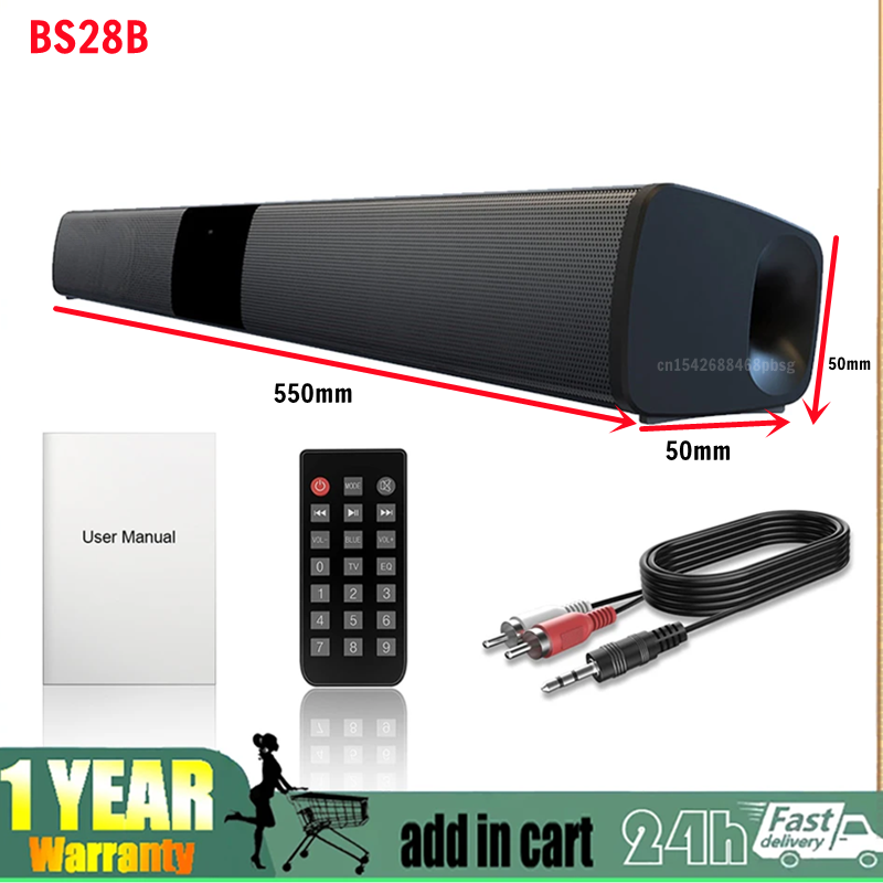 40W Wireless Bluetooth Soundba - Audio Music Visualizer บทวิจารณ์และราคา