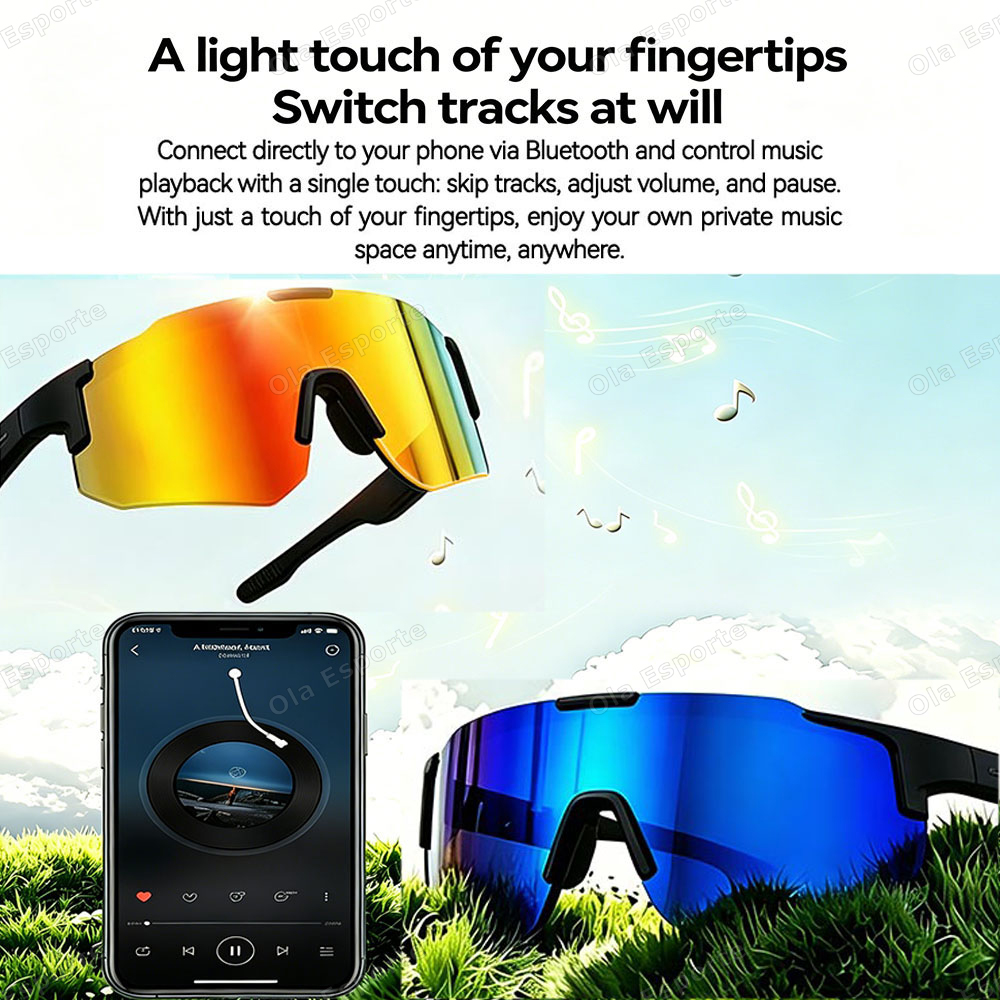 Cycling Smart Glasses Camera B - Audio Music Videos บทวิจารณ์และราคา