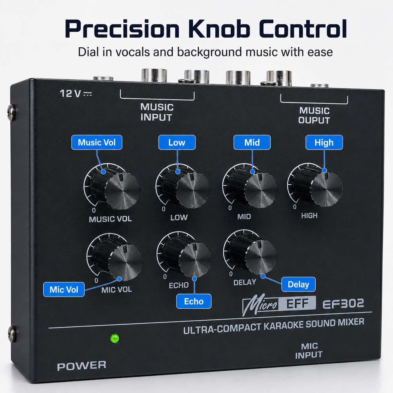 Mini Karaoke Audio Mixer EF302 - Audio And Music Mixer บทวิจารณ์และราคา