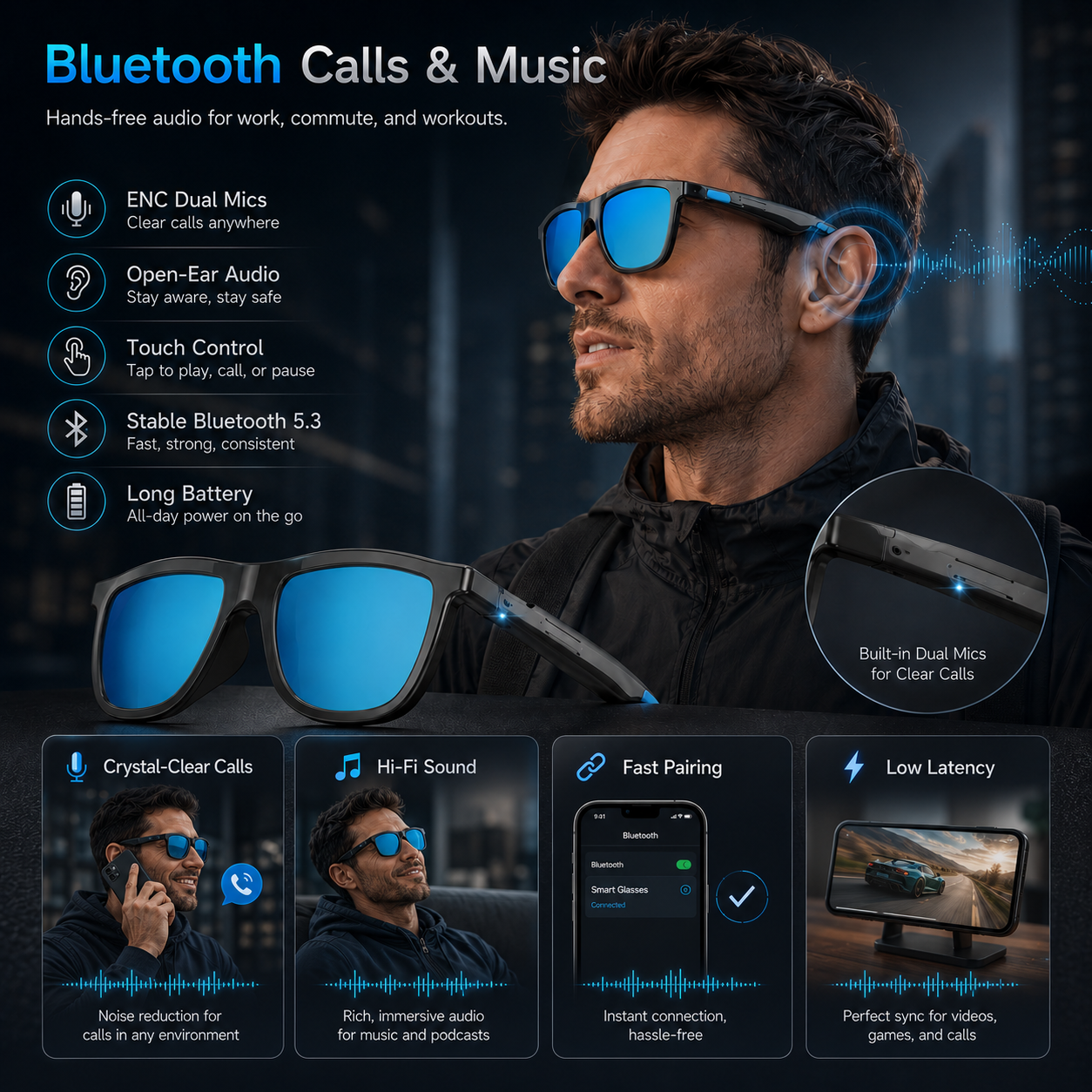 New Touch-Color Change Smart A - Audio Music Videos บทวิจารณ์และราคา