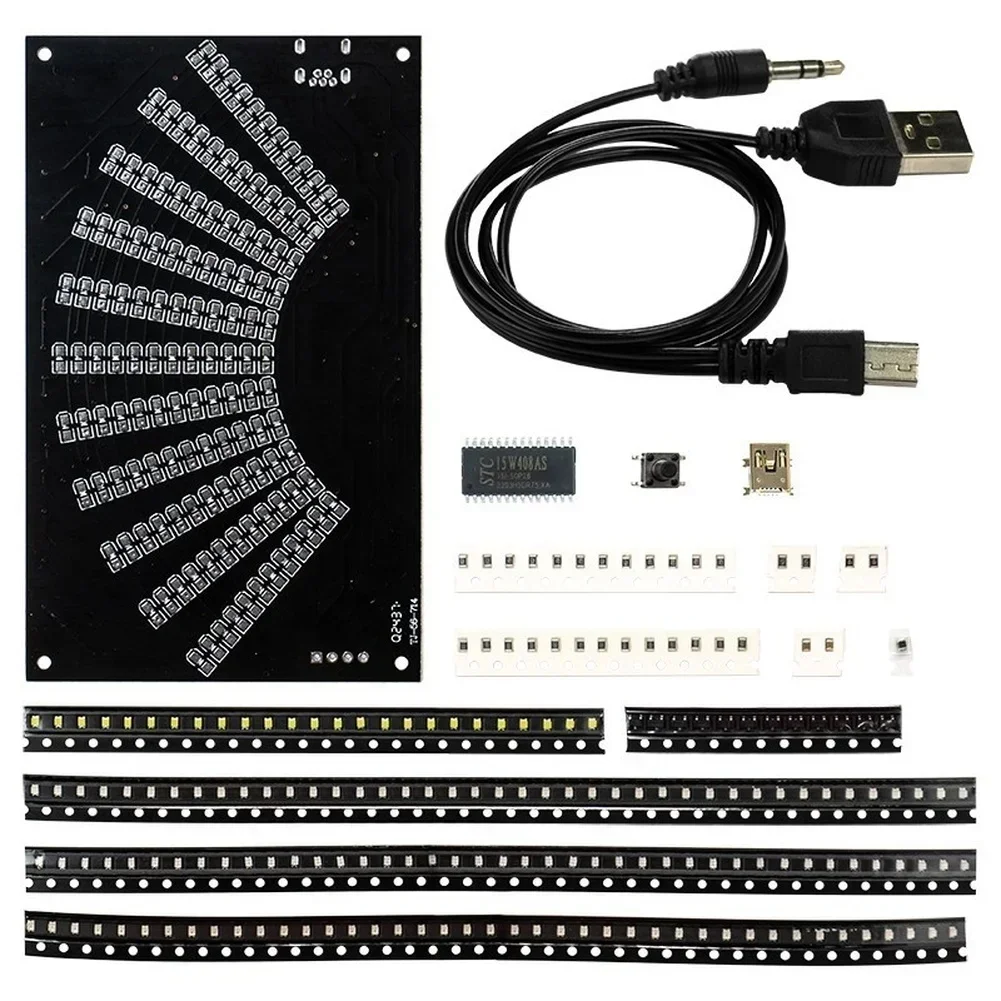 DIY LED Music Spectrum Display - Audio Music Visualizer บทวิจารณ์และราคา