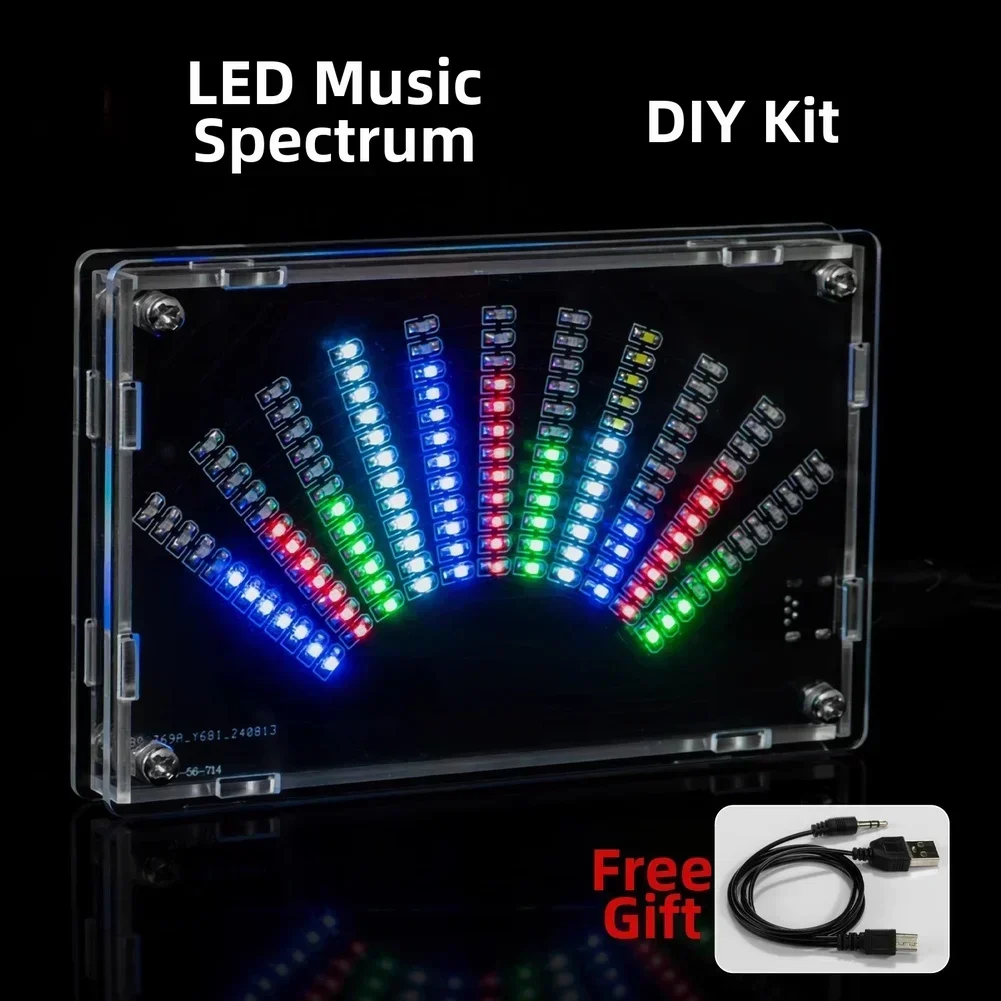 DIY LED Music Spectrum Display - Audio Music Visualizer บทวิจารณ์และราคา