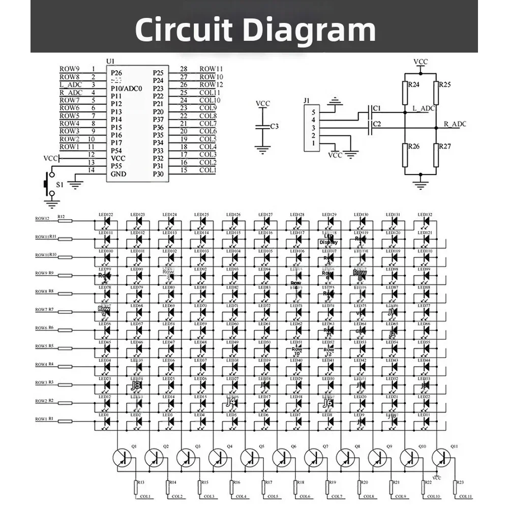 DIY LED Music Spectrum Display - Audio Music Visualizer บทวิจารณ์และราคา