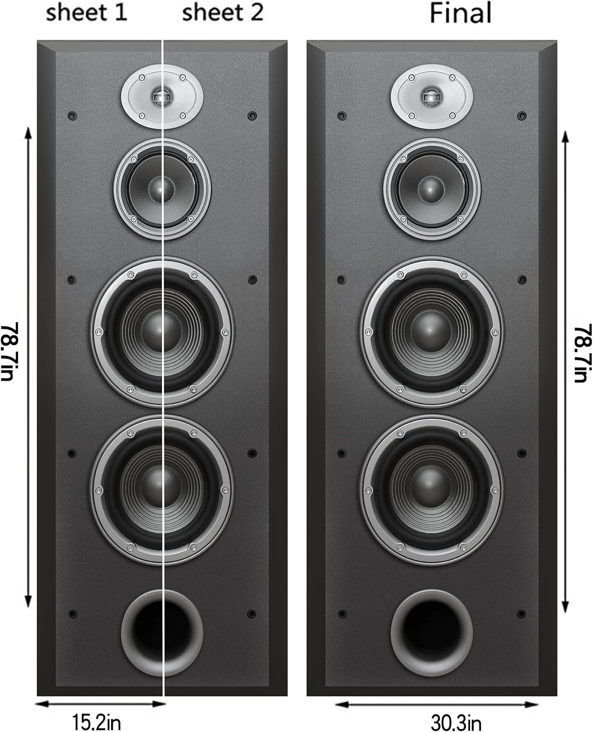 Speaker Door Sticker Music Aud - Audio Music Remove บทวิจารณ์และราคา