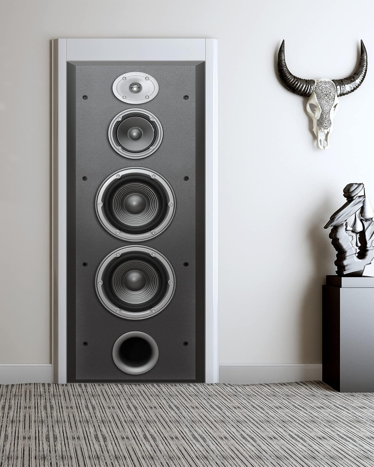 Speaker Door Sticker Music Aud - Audio Music Remove บทวิจารณ์และราคา