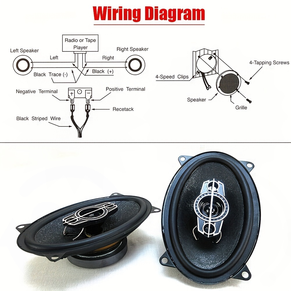 2 Pcs 4 inch 6 inch 320W 4-Way - Audio Universal Music บทวิจารณ์และราคา