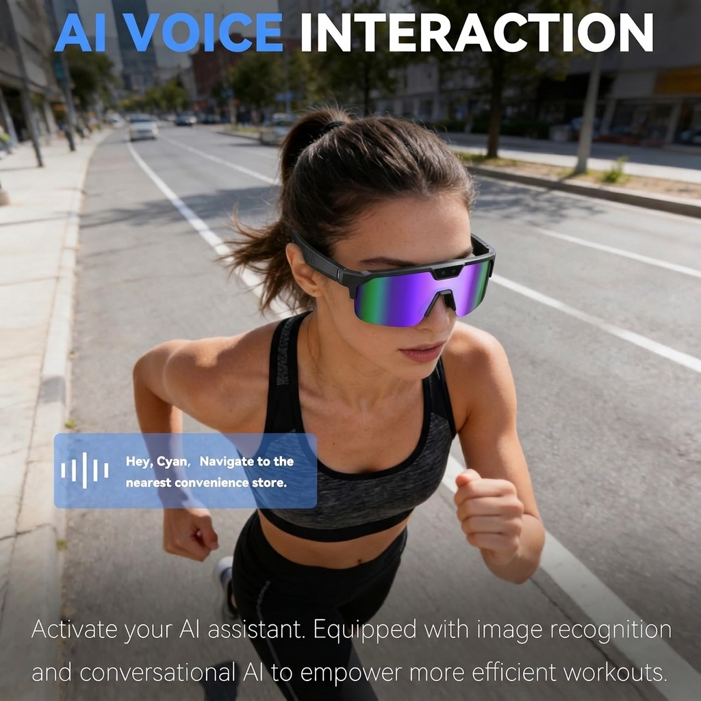 2026New AI Smart Glasses 1200P - Audio Music Videos บทวิจารณ์และราคา