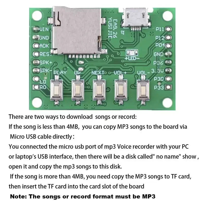 MP3 Voice Module Kit Welcomer  - Audio Music For Download บทวิจารณ์และราคา