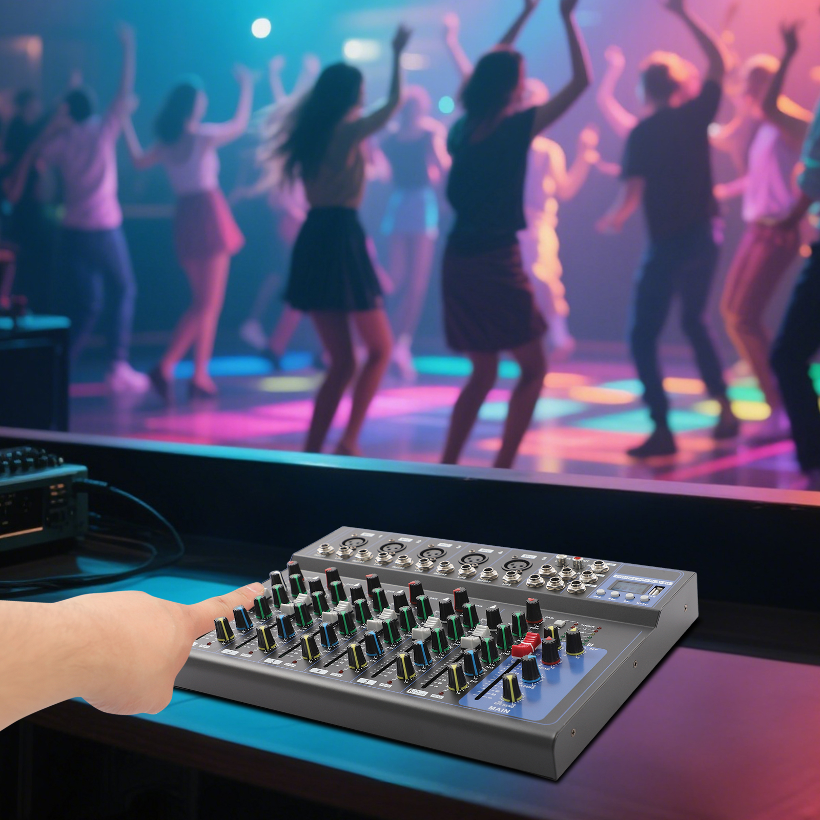 7-channel Audio Mixer Console  - Audio And Music Mixer บทวิจารณ์และราคา