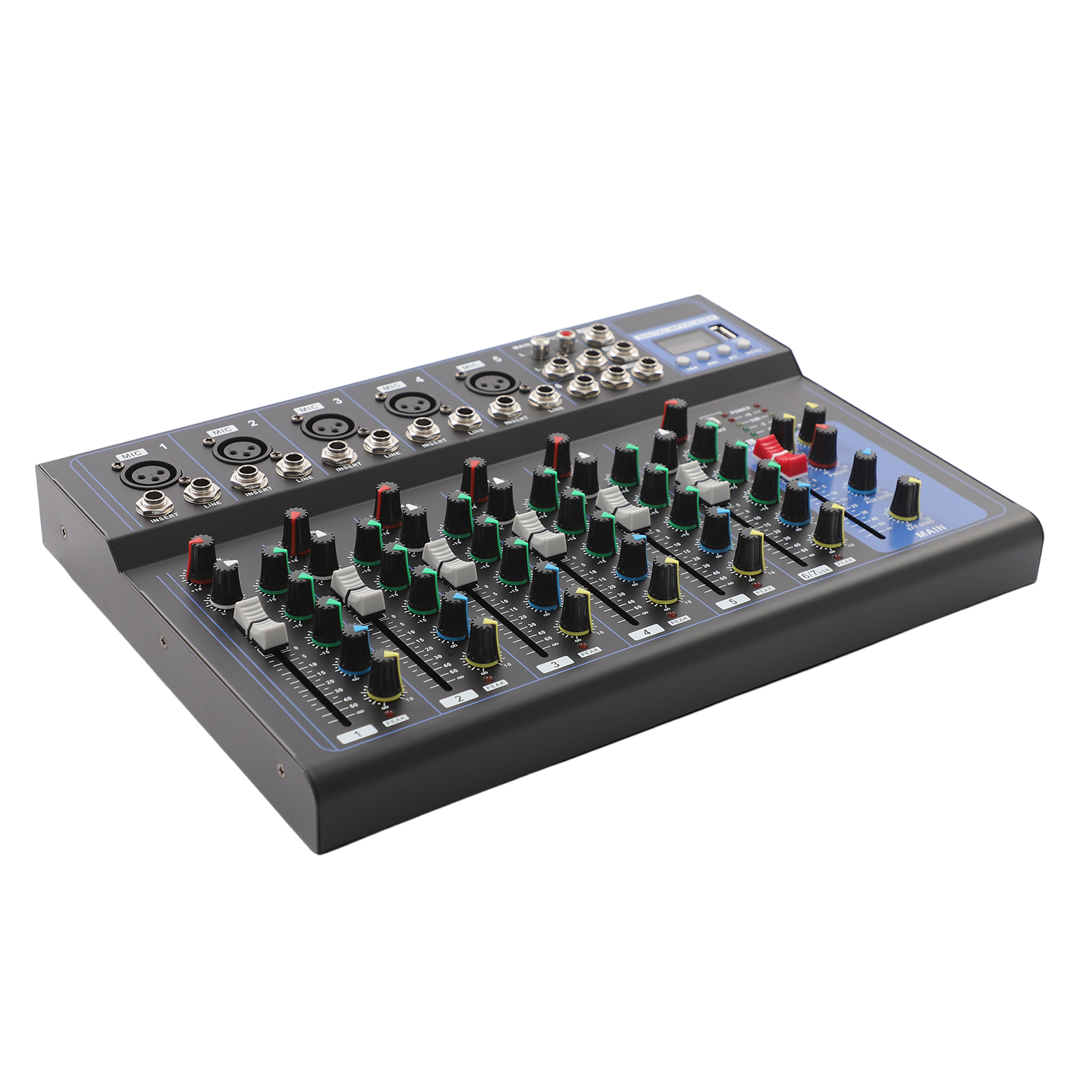7-channel Audio Mixer Console  - Audio And Music Mixer บทวิจารณ์และราคา