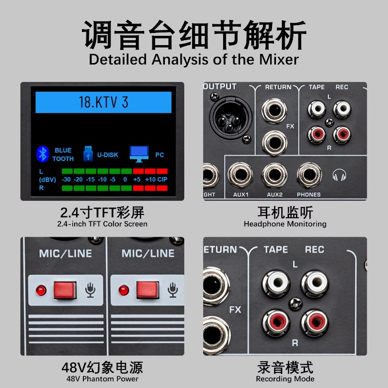 GAX-HLM80 Green Audio 8-channe - Audio And Music Mixer บทวิจารณ์และราคา