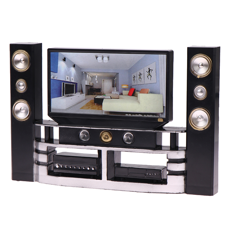 New 1/12 Dollhouse Mini TV Aud - Audio House Music บทวิจารณ์และราคา