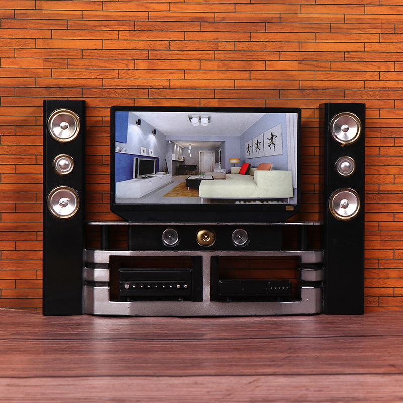 New 1/12 Dollhouse Mini TV Aud - Audio House Music บทวิจารณ์และราคา