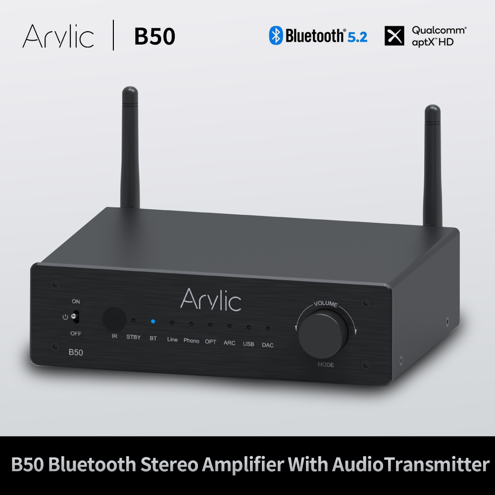 B50 Bluetooth Stereo Amplifier - Audio Music System For Home บทวิจารณ์และราคา