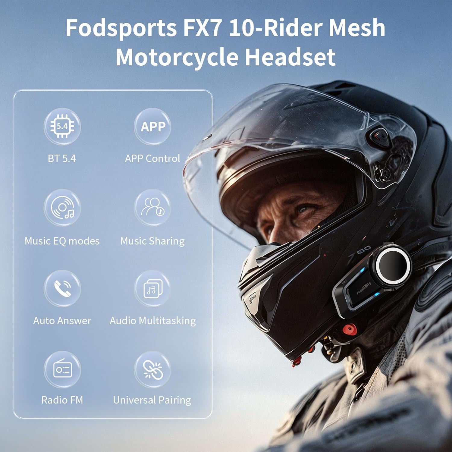 10-Rider Mesh Motorcycle Bluet - Audio And Music บทวิจารณ์และราคา