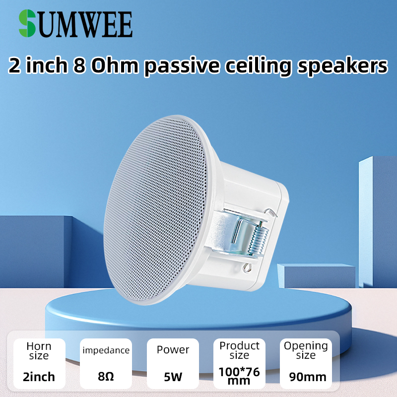 2Inch mini 8 ohm Ceiling Speak - Audio Music System For Home บทวิจารณ์และราคา