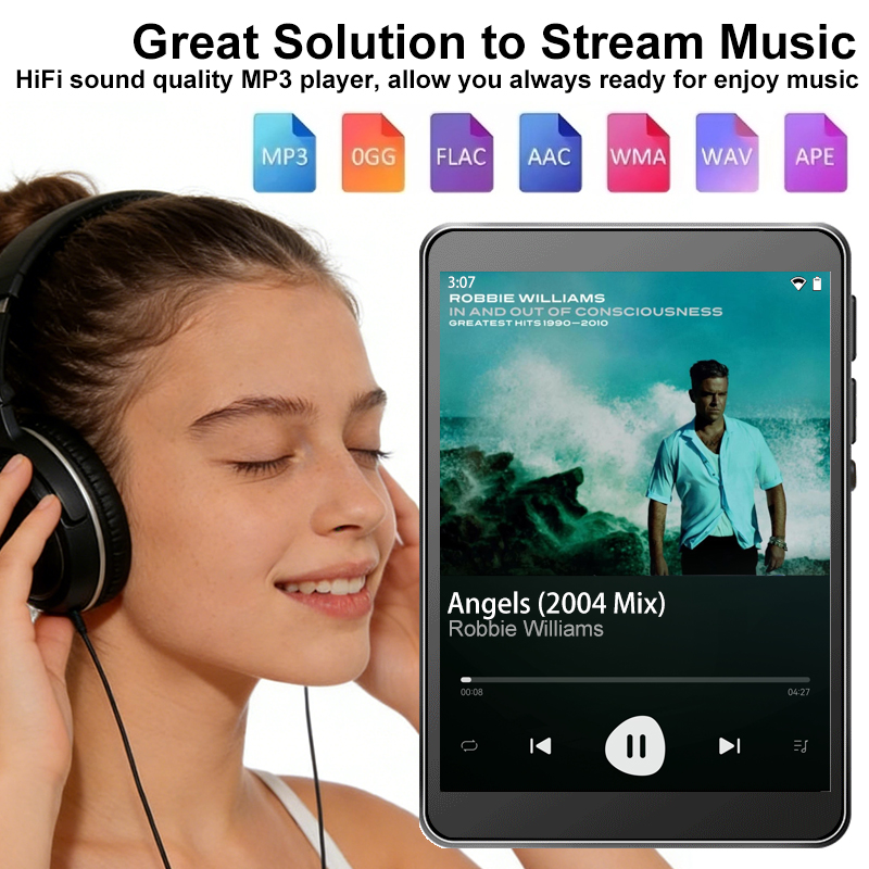 WiFi MP3 Player Andriod 10 Spo - Audio Music For Download บทวิจารณ์และราคา
